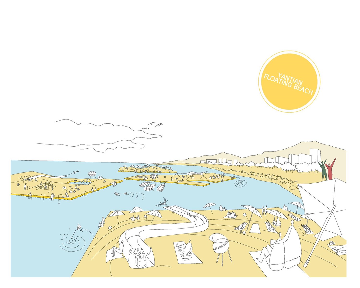 Yantian Floating Beach